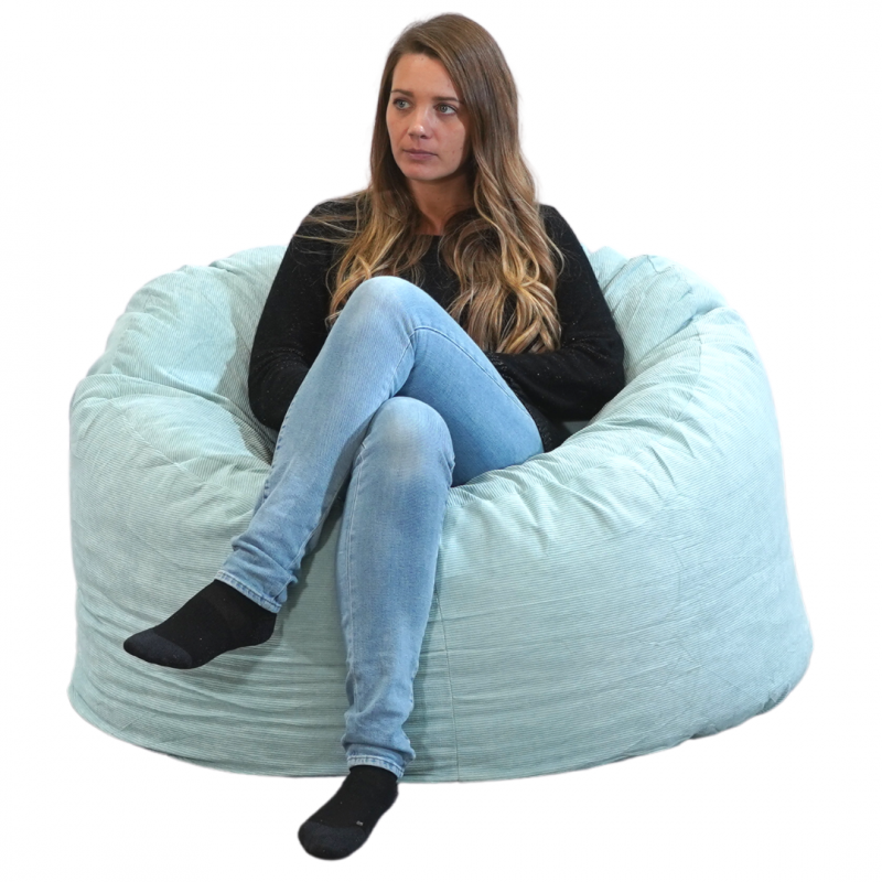 Pouf  Velours Côtelé - 100 cm