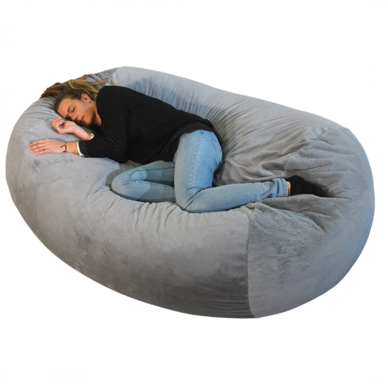 Housse Seule Pouf Long Géant Fourrure - 160 cm