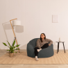 Pouf Velours Côtelé épais 100cm