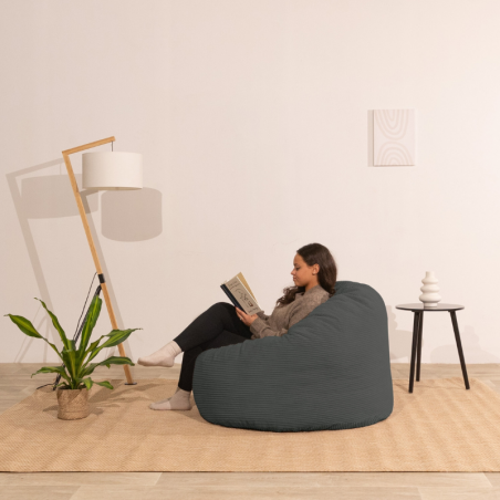 Pouf Velours Côtelé épais 100cm