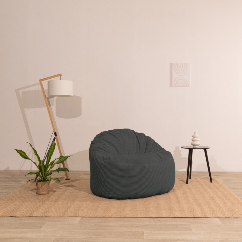 Pouf Velours Côtelé épais 100cm