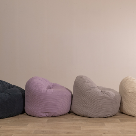 Pouf Velours Côtelé épais 100cm