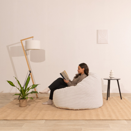 Pouf Velours Côtelé épais 100cm