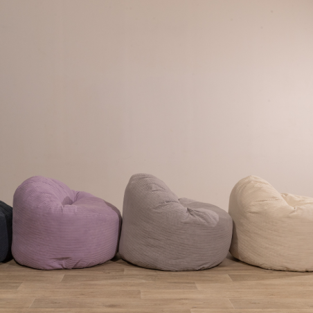 Pouf Velours Côtelé épais 100cm