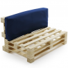 Coussin Palette déhoussable imperméable Dossier 120x40 cm