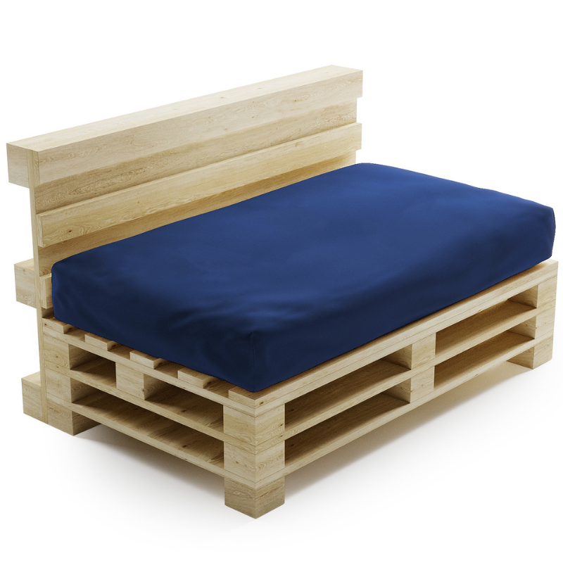 Coussin Palette Déhoussable Imperméable Assise 120x80 cm