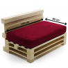 Coussin Palette Déhoussable Imperméable Assise 120x80 cm