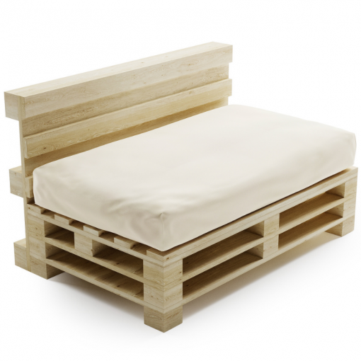 Coussin Palette Déhoussable Imperméable Assise 120x80 cm