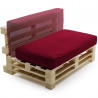 Coussin palette déhoussable imperméable 120x60 cm