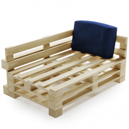 Coussin palette déhoussable imperméable Angle 60x40 cm