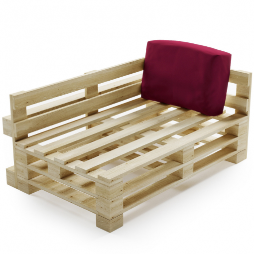 Coussin palette déhoussable imperméable Angle 60x40 cm