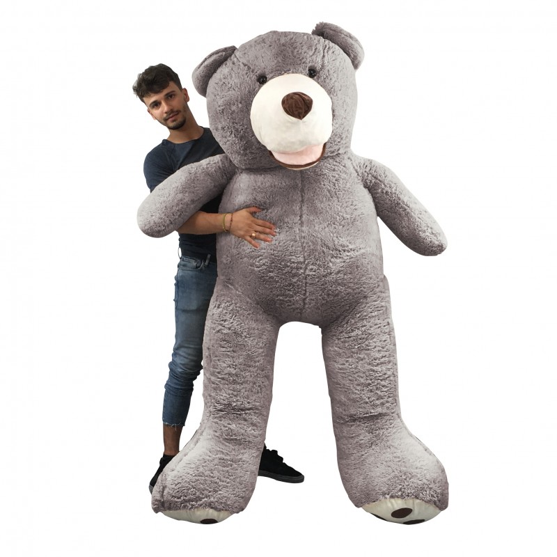 Peluche Géante Nounours - 200 cm - Couleurs