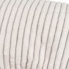 Coussin de lecture déhoussable Velours Côtelé Blanc cassé