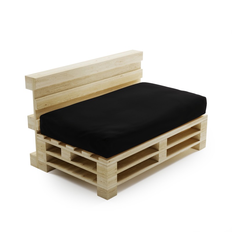 Housse Coussin Palette Déhoussable  Assise 120 x 80 cm