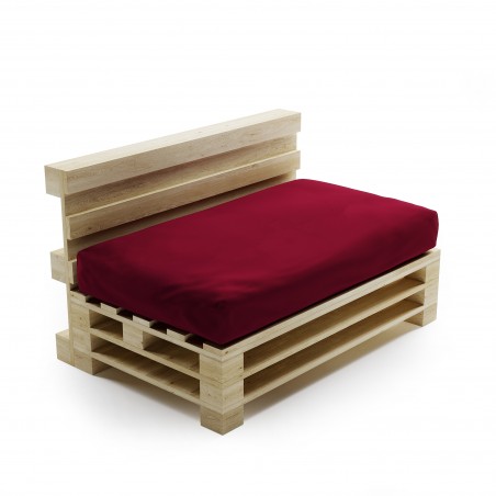 Housse Coussin Palette Déhoussable  Assise 120 x 80 cm