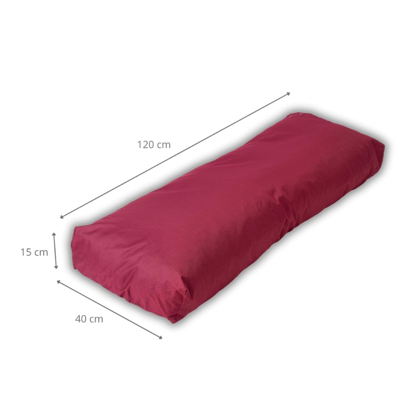 Housse Coussin Palette Déhoussable Dossier 120 x 40 cm