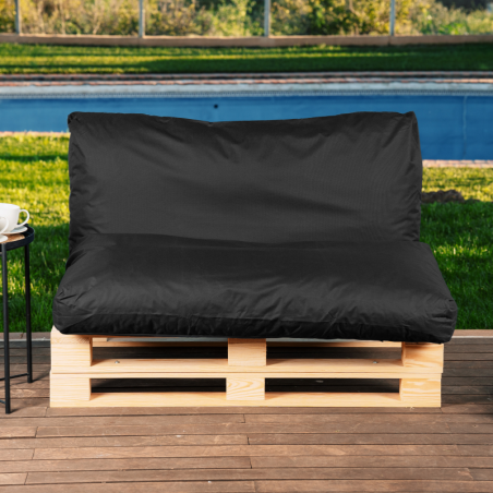 Housse Coussin Palette Déhoussable 120 x 60 cm