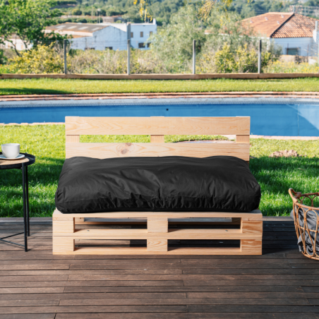 Coussin Palette Déhoussable Imperméable Assise 120x80 cm