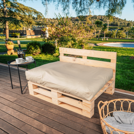 Coussin Palette Déhoussable Imperméable Assise 120x80 cm
