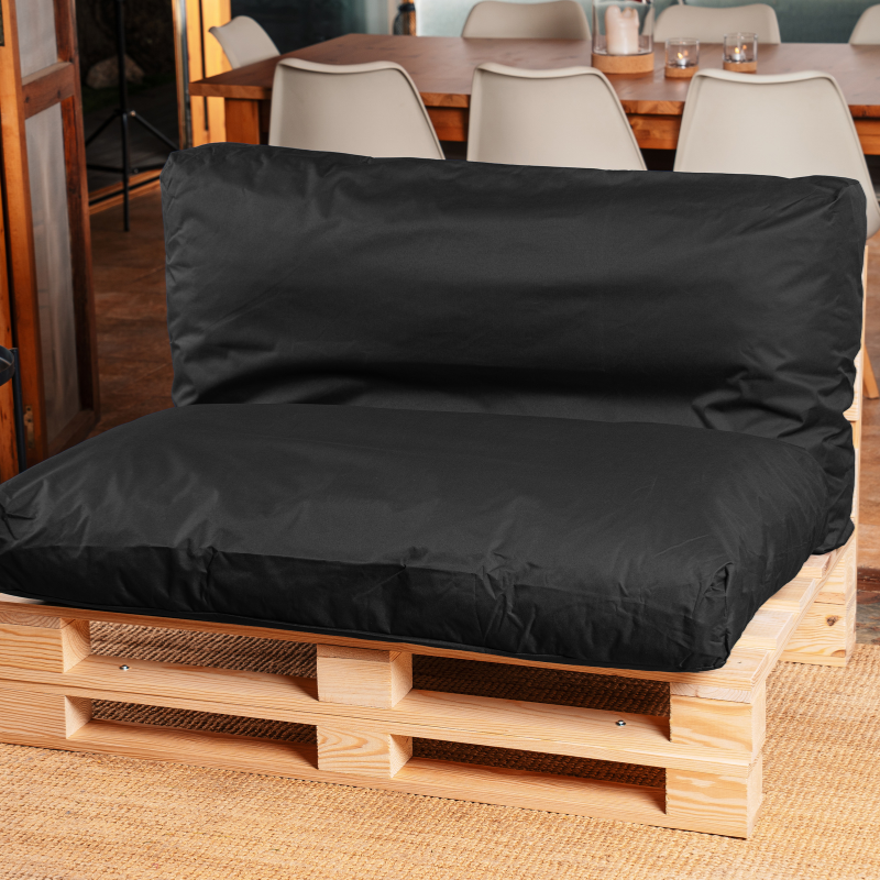 Coussin palette déhoussable imperméable 120x60 cm