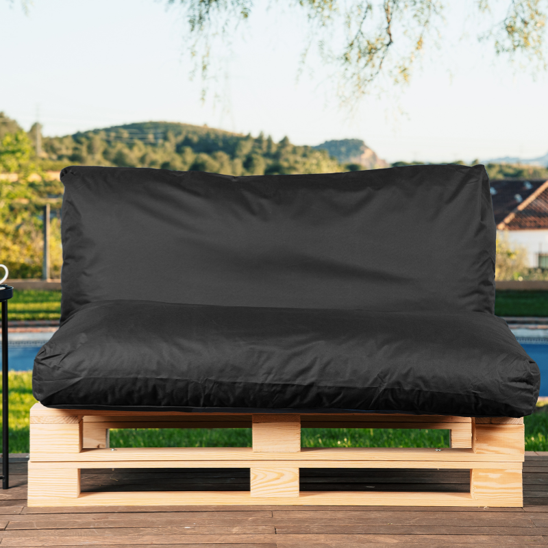 Coussin palette déhoussable imperméable 120x60 cm