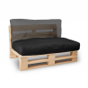 Coussin palette déhoussable imperméable 120x60 cm