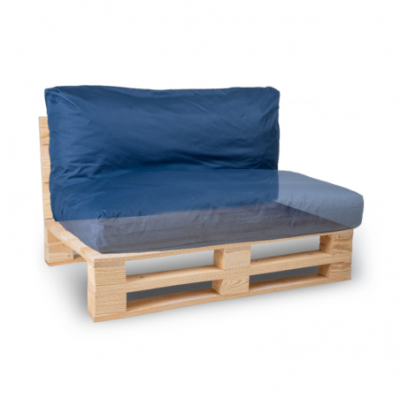 Coussin palette déhoussable imperméable 120x60 cm