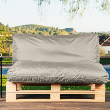 Coussin palette déhoussable imperméable 120x60 cm