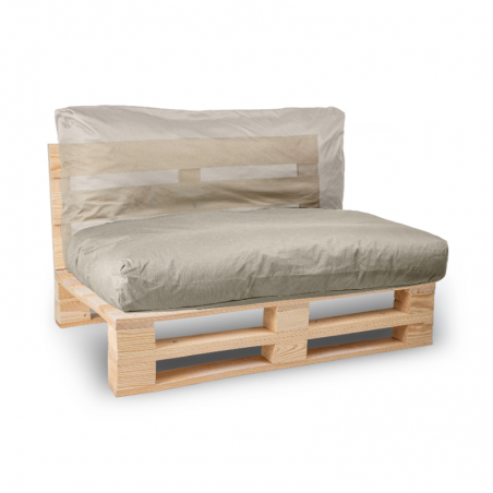 Coussin palette déhoussable imperméable 120x60 cm