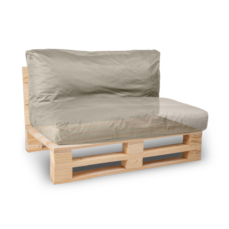 Coussin palette déhoussable imperméable 120x60 cm