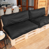 Coussins palette déhoussable imperméable LOT X2