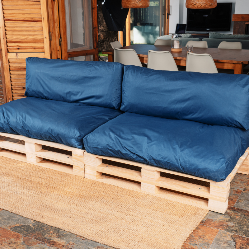 Coussins palette déhoussable imperméable LOT X2