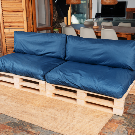 Coussins palette déhoussable imperméable LOT X2