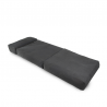 Housse Chauffeuse 1 place 70 x 190 cm Gris foncé