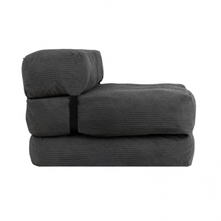 Housse Chauffeuse 1 place 70 x 190 cm Gris foncé