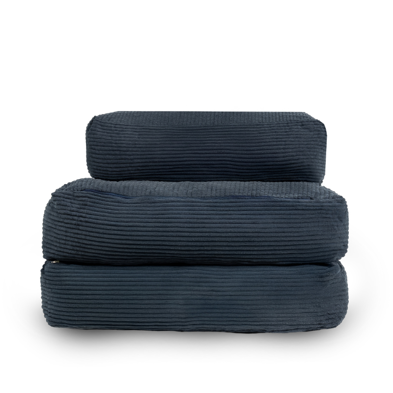 Housse Chauffeuse 1 place 70 x 190 cm Bleu foncé