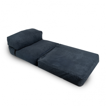 Housse Chauffeuse 1 place 70 x 190 cm Bleu foncé