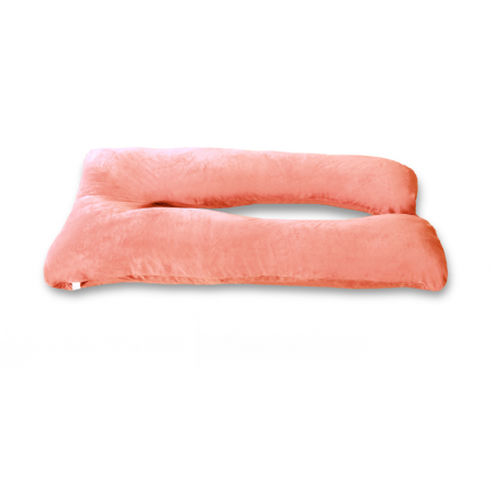 Housse Coussin de Grossesse Velours 140x80 cm Rose