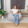 Housse Pouf poire velours côtelé 120x100 cm