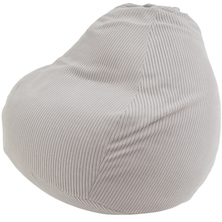 Housse Pouf poire velours côtelé 105x85 cm