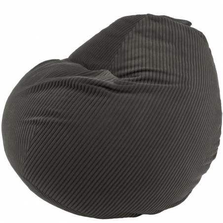 Housse Pouf poire velours côtelé 105x85 cm