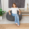 Housse Pouf poire velours côtelé 105x85 cm