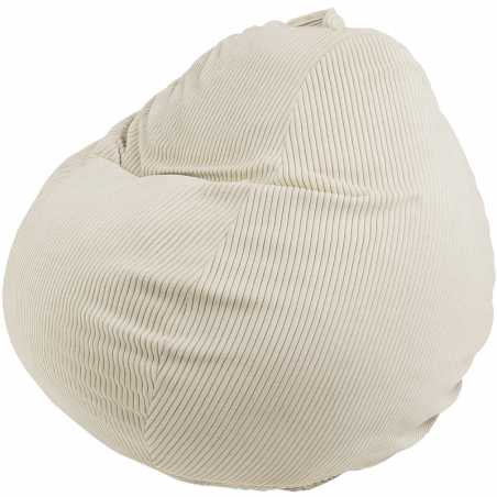 Housse Pouf poire velours côtelé 105x85 cm