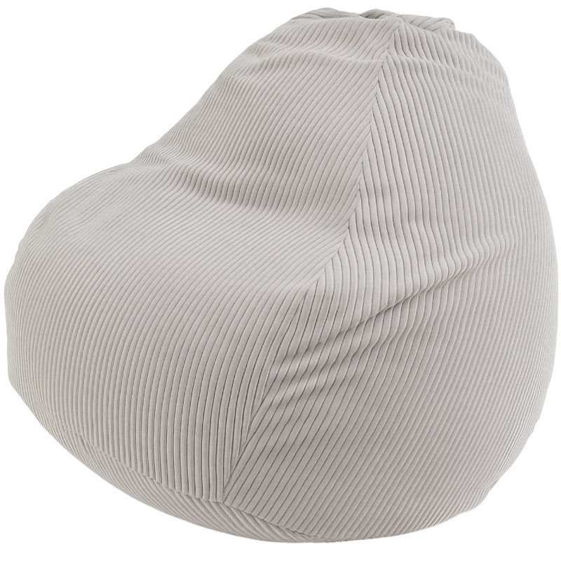 Housse Pouf poire velours côtelé 80x70 cm