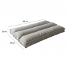 Futon déhoussable 90 x 190 cm
