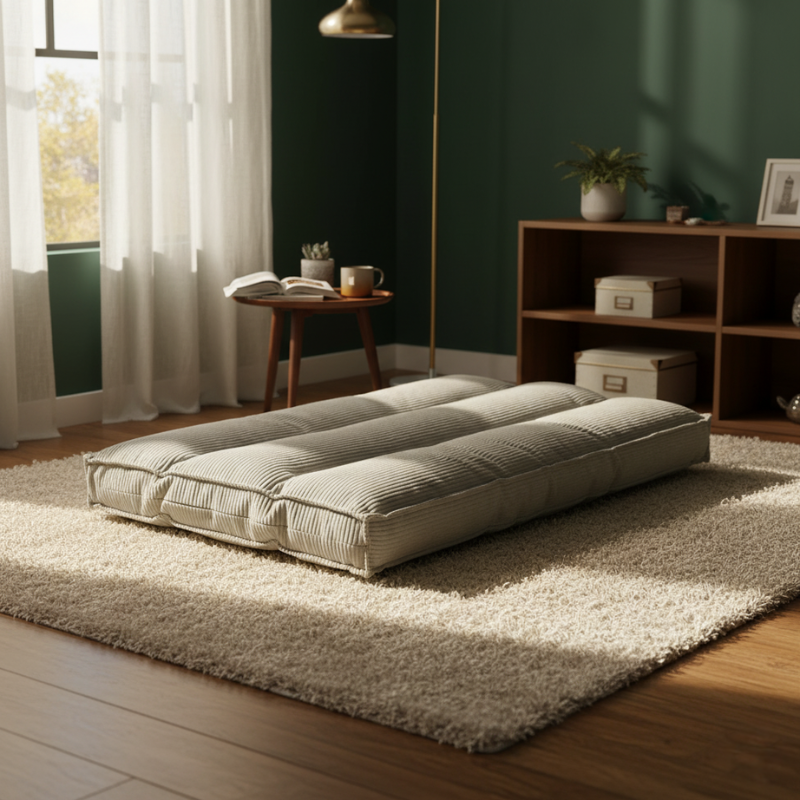 Futon déhoussable 90 x 190 cm