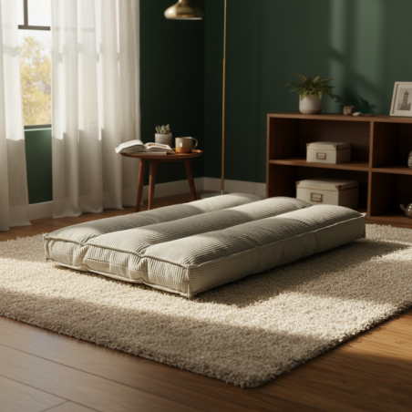 Futon déhoussable 90 x 190 cm