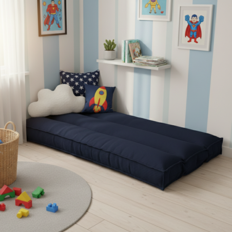 Futon déhoussable 90 x 190 cm