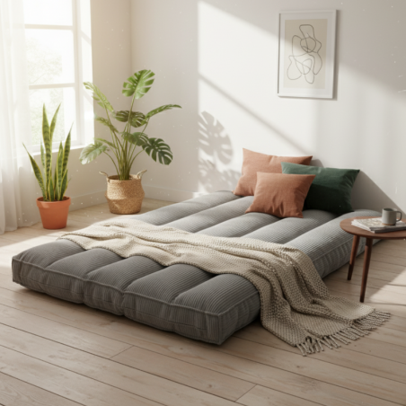 Futon déhoussable 140 x 190 cm