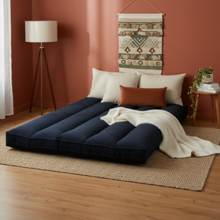 Futon déhoussable 140 x 190 cm